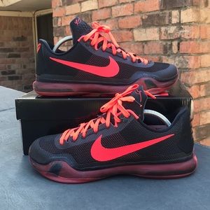 ☄️Men’s Kobe X (10) Low “Bright Crimson” Size 10☄️